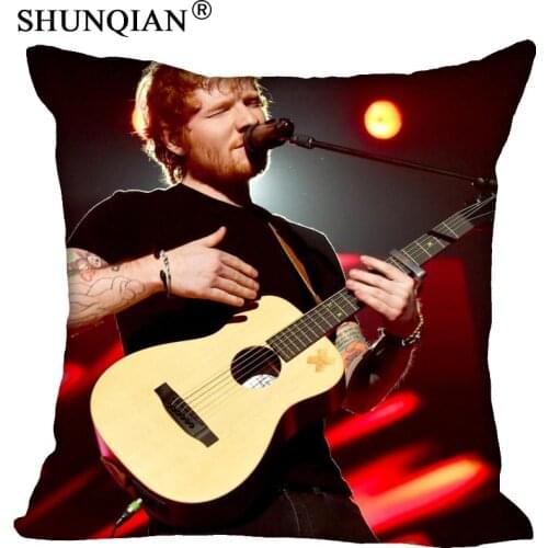 Custom Pillowcase Ed Sheeran Square Zipper Pillow Cover 35X35,45X45,60X60cm(Two Sides) Print Your Pictures Pillow Cases