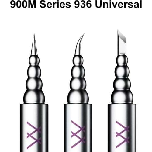 Qianli 3pcs pagoda series soldering iron Tsui pagoda potential gold steel elbow 936 soldering iron head temperature soldering