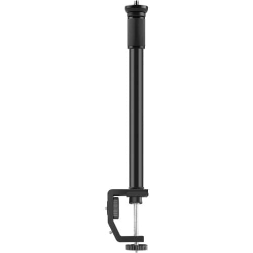 PULUZ C Clamp Mount Light Stand Extension Rod 1/4 Screw Monopod Holder Kit for Camera Adapter Mic Phone fix on Tablet Pole