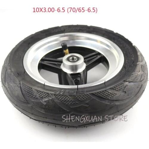 Free shipping 70/65-6.5 10x3.0-6.5 10-inch Vacuum with wheel hub for Electric Scooter Balancing Vehicle