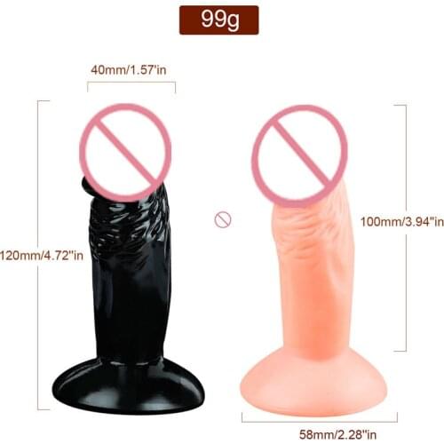 Sex shop sale Super Mini Dildos 12*4cm Anal Dildo Realistic Suction Cup Fake Penis For Women Intimate goods Adult Sex Products