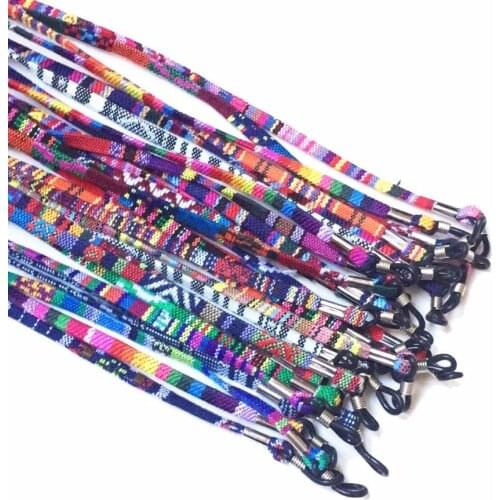 10pcs 5mm Fashion Retro eyeglass Sunglasses Cotton Neck String Cord Retainer Strap Eyewear Lanyard Holder wholesale
