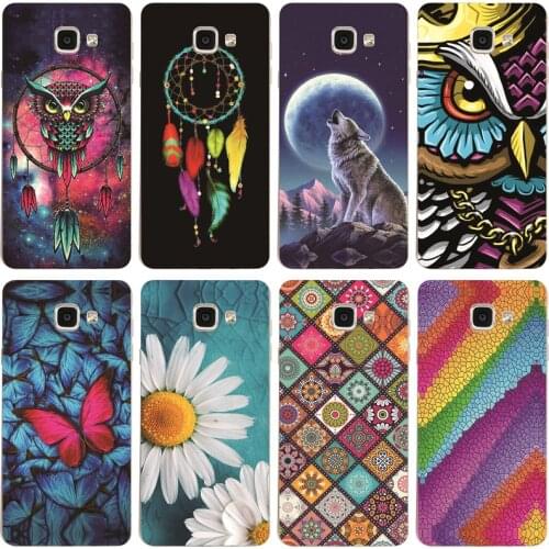 Silicon case For Samsung Galaxy A7 2016 A710F A710 SM-A710F Case soft TPU Back Cover Capa For Samsung A7 2016 A7 6 Phone