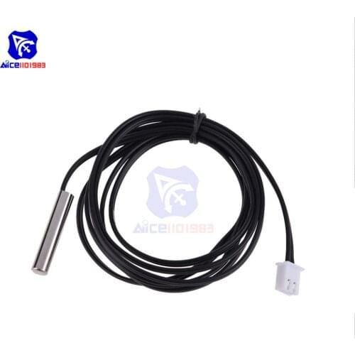 Diymore Waterproof 1m Wire NTC 10K 1% 3950 Thermistor Temperature Sensor Probe