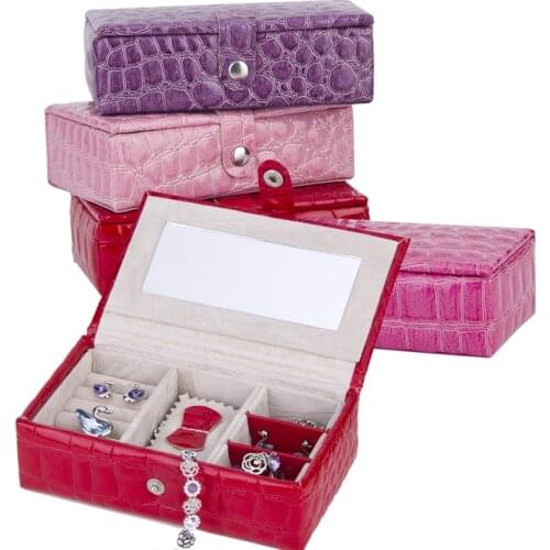 Jewelry display casket jewelry organizer mini earrings ring box case for jewlery gift box jewerly bag min box jewelry