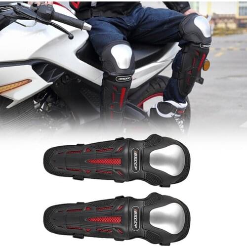 4Pcs/Set Windproof High-strength Alloy Protective Gear Elbow Knee Pads Riding Guards for Motorcycle motocross jersey and pant