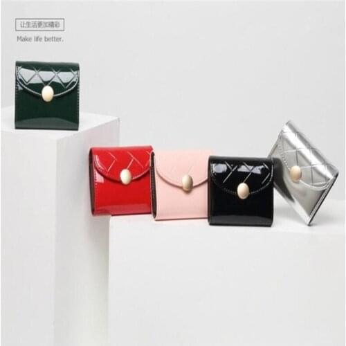 Genuine Leather Womens wallet 2022 Women short Purse Clutches Money Wallets Handbag Handy Passport cover wallet f card holder