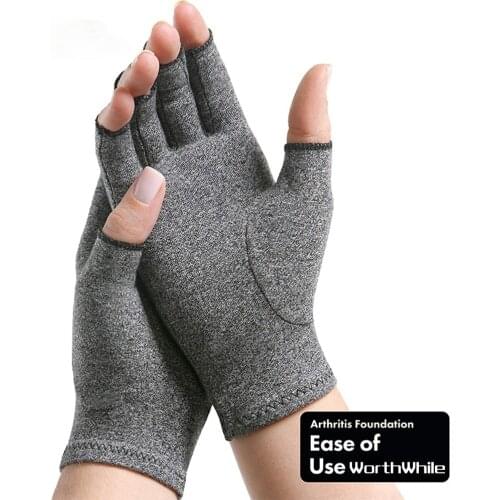 1 Pair Compression Arthritis Gloves Wrist Support Cotton Joint Pain Relief Hand Brace Women Men Therapy Wristband