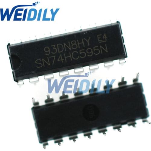 10PCS/LOT 74HC595 74HC595N SN74HC595 SN74HC595N DIP IC DIP-14 New