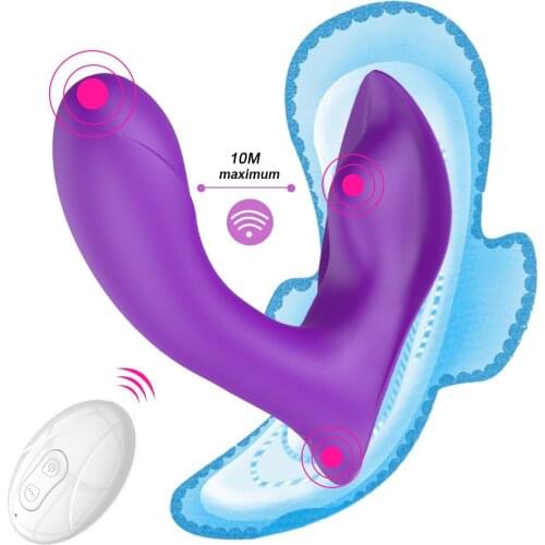 OLO 10 Speed Remote Control Dildo Vibrator Sex Toy for Women Wearable Panties Vibrator Clit Stimulate Female Masturbator