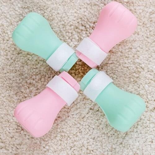 4Pcs Anti-biting Bath Washing Cat Claw Cover Cut Nails Foot Cover Pet Paw Protector for Anti-Scratch Cat Shoes Boots Adjustable