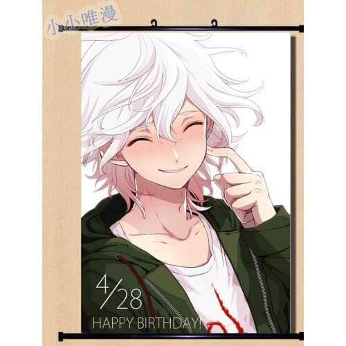 40x60CM Anime Danganronpa: Trigger Happy Havoc asahina aoi & Enoshima Junko & Komaeda Nagito Home Decor Wall Scroll Poster