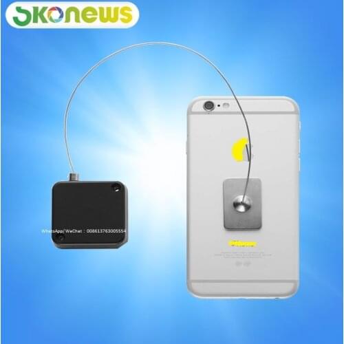 50 pcs Merchandise Retractable Security Cable Anti-Shoplifting Pull Box Anti Theft Wire Recoiler for iPad Tablet Phone Laptop