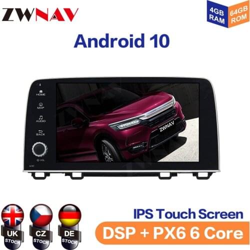 Android 10 IPS Screen For Honda CRV 2017 Car Multimedia Player Navigation Audio Radio Stereo Head Unit Gps 1 din auto