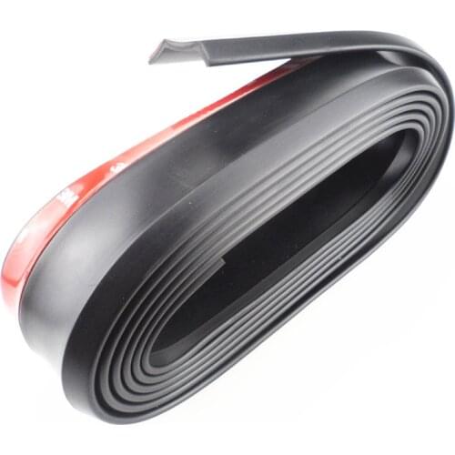 Car front/rear/side skirt lip rubber protection strip for Renault Megane 2 3 Duster Logan Clio 4 3 Laguna 2 Scenic Sandero 2