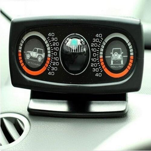 EUROTYPER Car-styling 3 In 1 Car Compass Inclinometer Angle Slope Level Meter Finder Gradient Balancer drosphipping