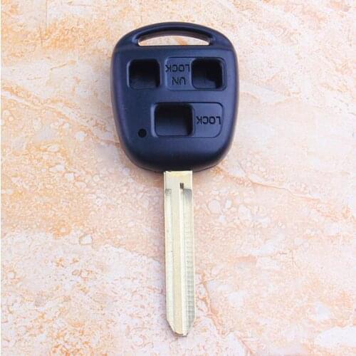 Remote Key Shell Case For Toyota 3 Buttons With TOY43 Blade No Words Fob Key Cover 10PCS/lot