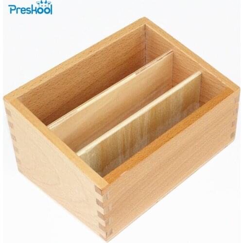 Montessori Kids Toy Baby Wooden Three Stairs Box Learning Educational Preschool Training Brinquedos Juguets