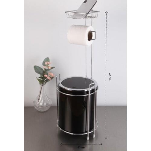 Toilet paper holder stainless steel tissue bathroom Paper Holder Trash Bin toilet accessories держатель для туалетной bathroom