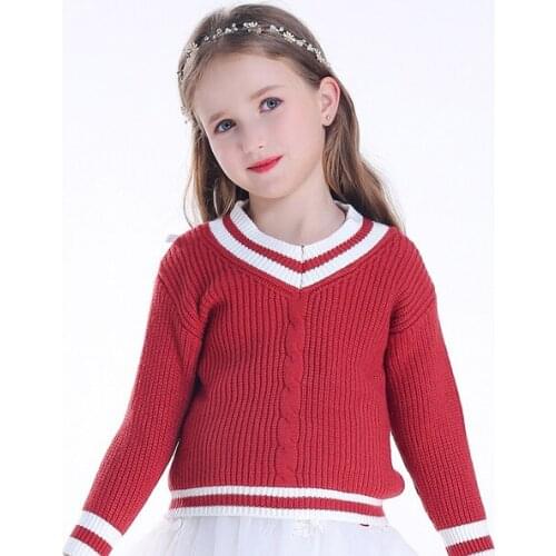 Childrens sweater Fashion sweaters for girls Good quality 3-14 years old