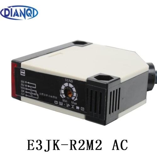 Photoelectric switch E3JK-R2M2 220V AC feedback reflection infrared sensor switch transducer