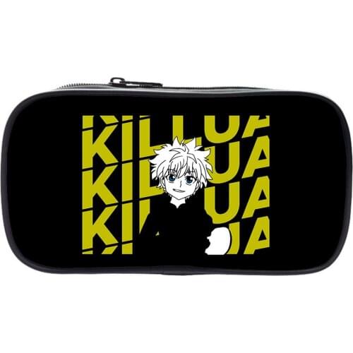 Hunter X Hunter Pencil Case Boy Girl Large Capacity Zipper Pencil Case Student School Supplies Multifunction Stationery Box