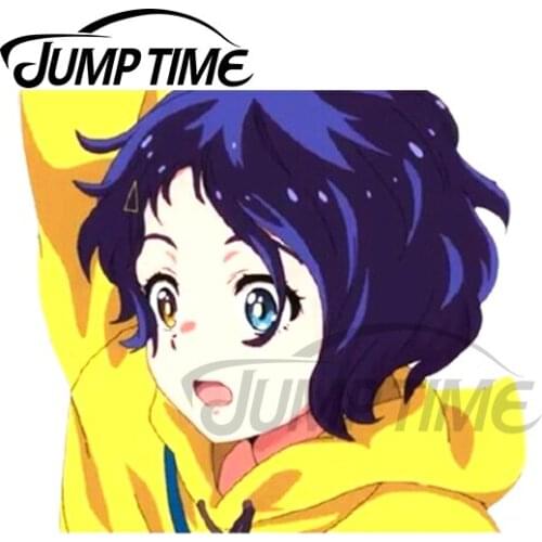 JumpTime 13 x 11.6cm For Wonder Egg Priority So Cutie Ai Ohto Vinyl Car Stickers Fashion Fine Decal Laptop Cartoon Decoration