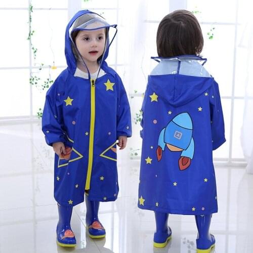 Fashion Printed Childrens Raincoat Cute Boy Girl Light Breathable Waterproof for Boys Girls Babys Poncho Rainwear Universal