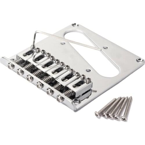 Bridge Tailpiece with Screws Wrench for Electric Guitar Parts 76 x 68 x 8mm