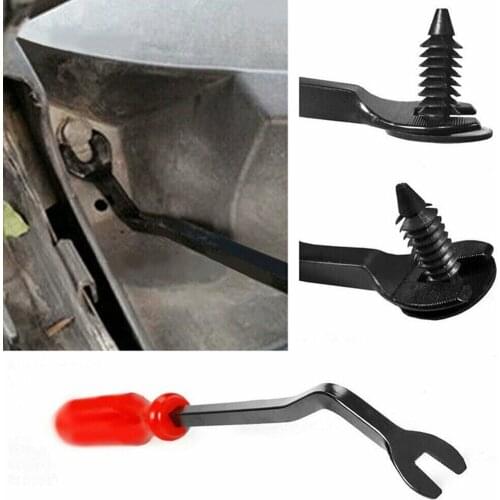 Car Panel Trim Board Interior Decor Panel Rivets Clip Puller Plier Fastener Removal Tool 6 Inch Red Handle 220mm In Stock