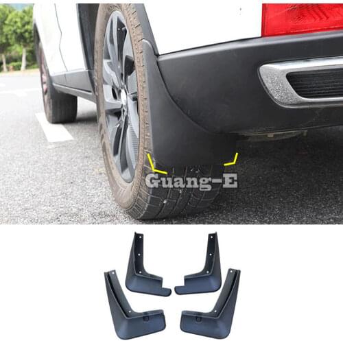 High Quality For Peugeot 3008 2013 2014 2015 Car Cover Plastic Fender Soft Mudguard Protection Flap Splash Mud Guard Frame 4pcs