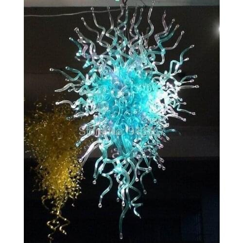Hanging Chandelier Hand Blown Glass Light Fixtures