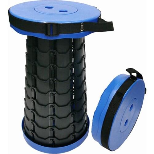 Hot High Quality Portable Retractable Foldable Chair Light Weight Strong Adjustable Plastic Stool For Fishing And Traveling