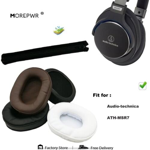 Replacement Headband for Audio-technica ATH MSR7 SE Headset Parts Leather Cushion Velvet Earmuff Earphone