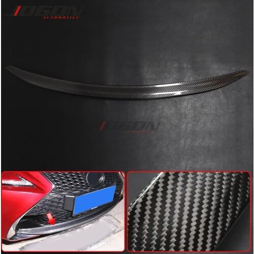Dry Carbon Fiber For Lexus RC200 300 350 RC F SPORT 2015-2019 Front Bumper Bottom Lip Outlet Splitter Trim Car Accessories