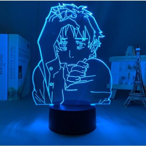 Led Night Light Anime Welcome To The NHK Tatsuhiro Satou for Bedroom Decor Light Battery Powered Birthday Gift Manga 3d Lamp