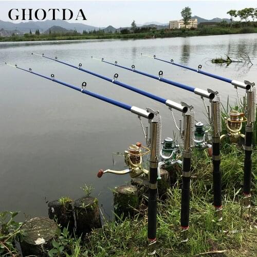 GHOTDA Telescopic Fishing Rod 1.8M 2.1M 2.4M 2.7M Super Hard Spinning Automatic Rod