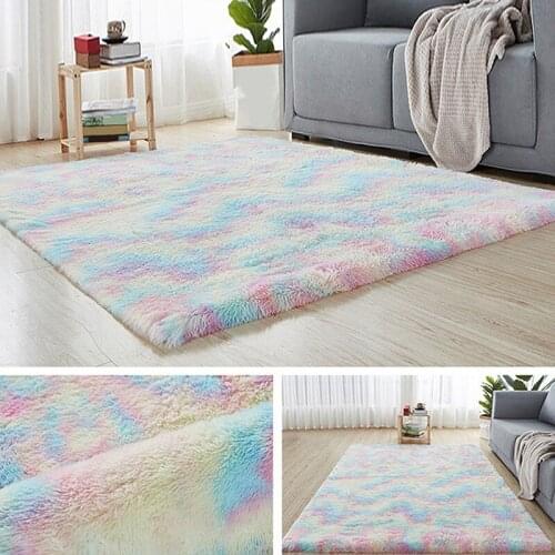 Thick Carpet For Living Room Plush Rug Children Bed Room Fluffy Floor Carpets Window Bedside Home Decor Rugs Soft Velvet Mat