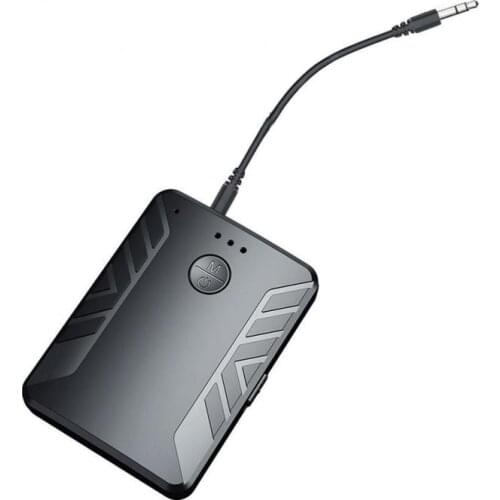 Upgraded Bluetooth 5.0 Audio Transmitter Receiver Pair With TWO Headphones 3.5mm AUX RCA Wireless Adapter For TV PC Car Speaker