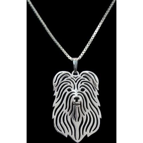 New Unique Romantic Gold Silver Color Pyrenean Shepherd Pendant Necklace Hunger Games Necklace Women Best Friend Choker