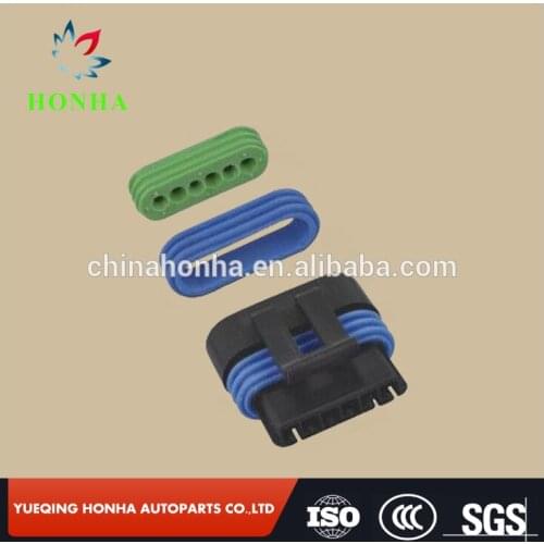 12162210 FCI black 6 pin Black Metri-Pack 150.2 waterproof Female wire harnes Connector for Delphi