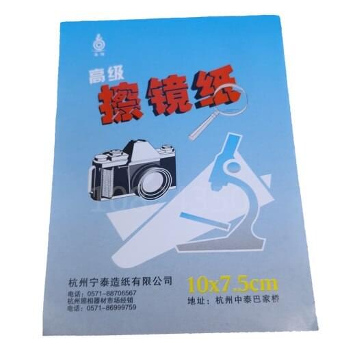 20PCS 10*7.5cm 50 sheets DSLR Camera Lens Tissue Cleaning Paper Professional Lens Paper Sheets For Canon 6D Nikon Sony