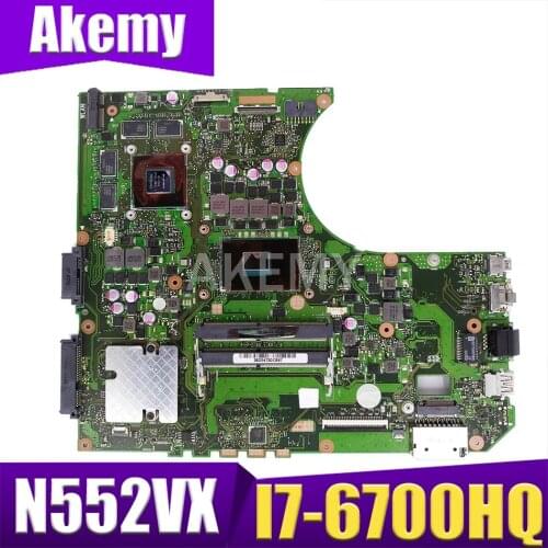 90NX00S0-R00020 Mainboard For Asus N552VX N552VW N552V Mainboard Laptop Motherboard W/ I7-6700HQ SR2FQ GTX950M-4GB