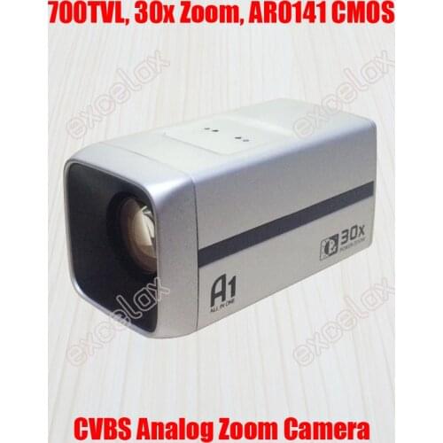 960H D1 700TVL Analog 18x Optical 30x 1/4" Aptina AR0141 CMOS CCTV Zoom Camera Varifocal Motorized Lens ICR RS485 Auto Focus