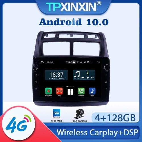 Android 10 Car Radio For Kia Sportage 2007 - 2009 Multimedia Video Audio Recorder DVD Player Navigation GPS Auto 2din Accessries