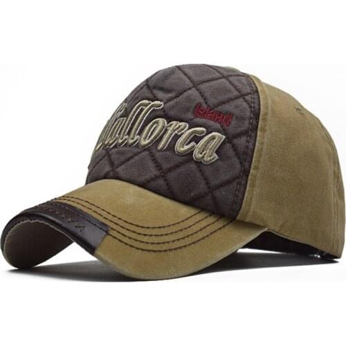 Baseball Cap Men Dad Hat Hip Hop Cotton Autumn Letters Adjustable Casual Curved Bill Sports Outdoor Accessory