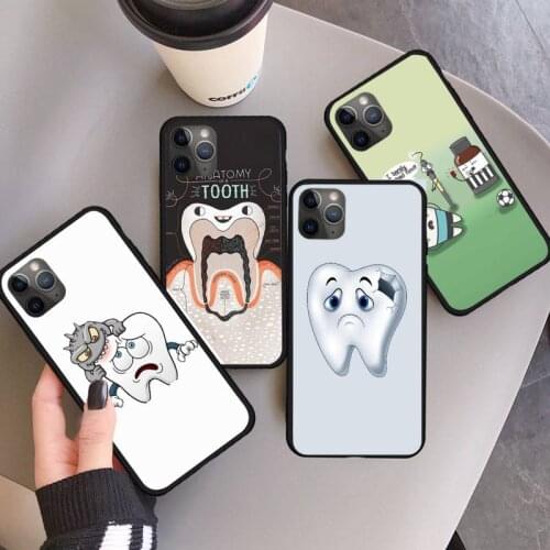 NEW ARRIVAL Dental Definitions tooth Phone Case for iPhone 11 12 pro XS MAX 8 7 6 6S Plus X 5S SE 2020 XR mini