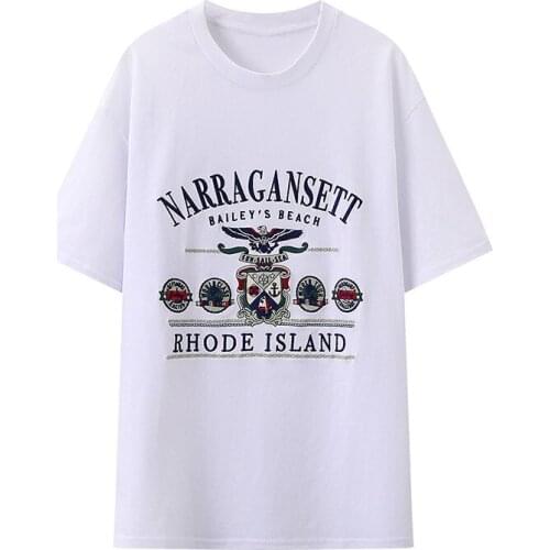 Oversize Women Soft Cotton O Neck T-shirt 2021 Summer Fashion Ladies Vintage Casual Loose T-shirt Female Letter T-shirt Top