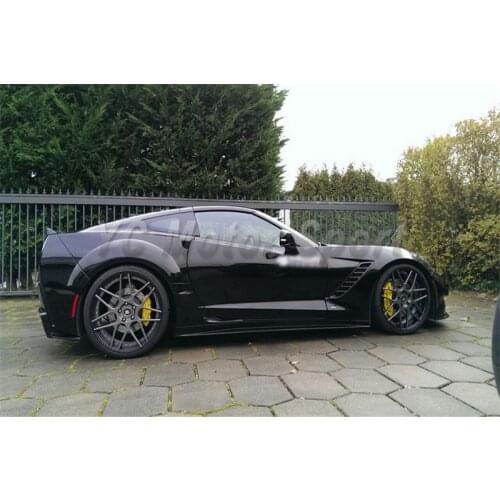 Carbon Fiber / FRP Fiber Glass Rear Fender Kit 7pcs Fit For 2014-2019 Corvette C7 PD Style Rear Fender Flares Car-styling