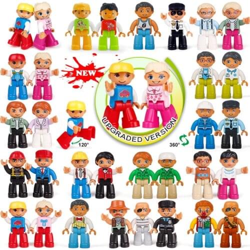 Compatible With Duplos Building Blocks Educational Toys For Children Kids Figures Model Toys DIY Creative Doll Model Toys